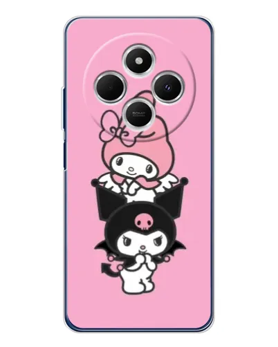 Чехол для TECNO Spark 30 с картинкой «My Melody и Kuromi»