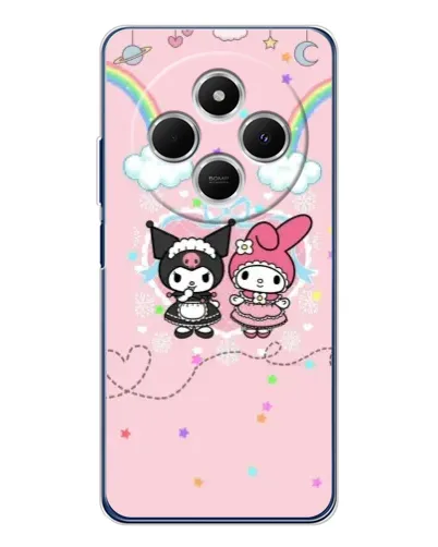 Чехол для TECNO Spark 30 с картинкой «My Melody и Kuromi»