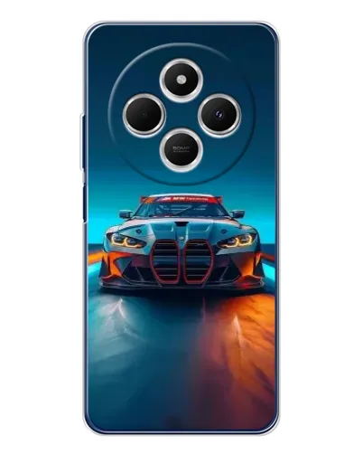 Чехол для TECNO Spark 30 с картинкой «BMW — огни неона» Чехол для TECNO Spark 30 с картинкой «BMW — огни неона»