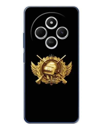 Чехол для TECNO Spark 30 с картинкой «PUBG — оранжевый градиент»