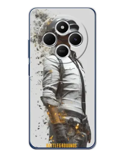 Чехол для TECNO Spark 30 с картинкой «PUBG — боец в пыли»