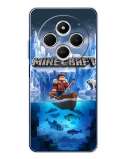 Чохол для TECNO Spark 30 з картинкою «Minecraft льодянийсвіт»