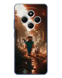 Чохол для TECNO Spark 30 з картинкою «Стів у лісі»