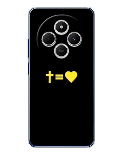 Чехол для TECNO Spark 30 с картинкой «Сердце и Крест» Чехол для TECNO Spark 30 с картинкой «Сердце и Крест»