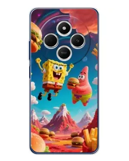 Чехол для TECNO Spark 30 с картинкой «Космический фастфуд» Чехол для TECNO Spark 30 с картинкой «Космический фастфуд»