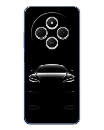 Чехол для TECNO Spark 30 с картинкой «Силуэт Tesla Night» Чехол для TECNO Spark 30 с картинкой «Силуэт Tesla Night»