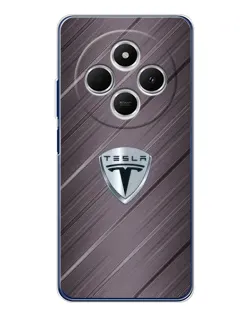 Чехол для TECNO Spark 30 с картинкой «Металлическая текстура Tesla» Чехол для TECNO Spark 30 с картинкой «Металлическая текстура Tesla»