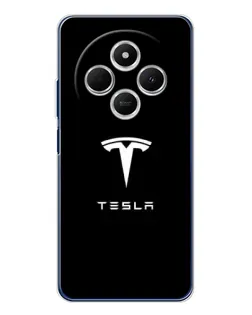 Чехол для TECNO Spark 30 с картинкой «Tesla White Logo» Чехол для TECNO Spark 30 с картинкой «Tesla White Logo»