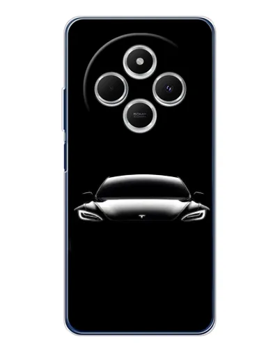 Чехол для TECNO Spark 30 с картинкой «Фары Tesla Night» Чехол для TECNO Spark 30 с картинкой «Фары Tesla Night»