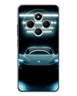 Чехол для TECNO Spark 30 с картинкой «Tesla в неоне» Чехол для TECNO Spark 30 с картинкой «Tesla в неоне»