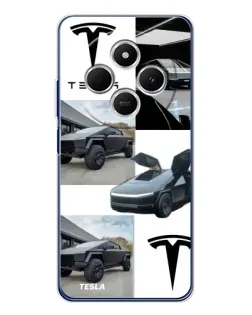 Чехол для TECNO Spark 30 с картинкой «Коллаж Cybertruck Tesla» Чехол для TECNO Spark 30 с картинкой «Коллаж Cybertruck Tesla»