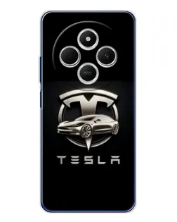 Чехол для TECNO Spark 30 с картинкой «Tesla — серебристое авто» Чехол для TECNO Spark 30 с картинкой «Tesla — серебристое авто»