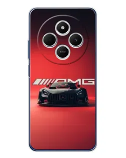 Чехол для TECNO Spark 30 с картинкой «Mercedes AMG — красная линия»