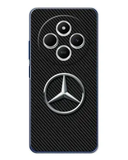 Чехол для TECNO Spark 30 с картинкой «Карбоновый Mercedes стиль»