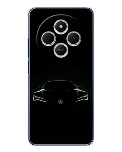 Чехол для TECNO Spark 30 с картинкой «Mercedes — силуэт авто» Чехол для TECNO Spark 30 с картинкой «Mercedes — силуэт авто»