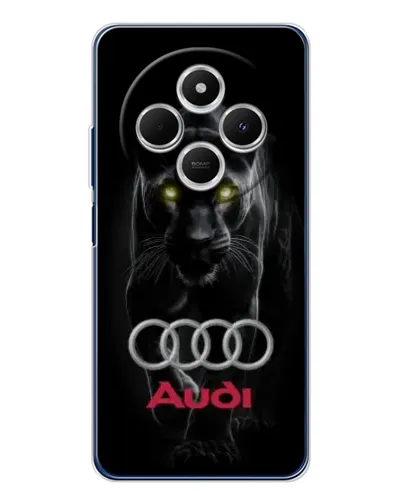 Чехол для TECNO Spark 30 с картинкой «Пантера и Audi» Чехол для TECNO Spark 30 с картинкой «Пантера и Audi»