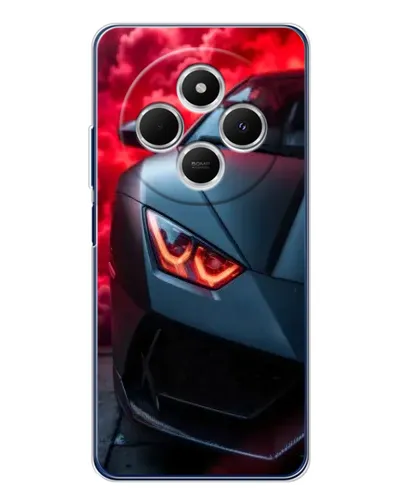 Чехол для TECNO Spark 30 с картинкой «Lamborghini красное сияние»