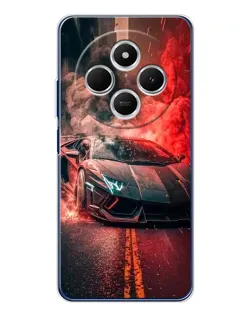 Чехол для TECNO Spark 30 с картинкой «Lamborghini красный дым» Чехол для TECNO Spark 30 с картинкой «Lamborghini красный дым»