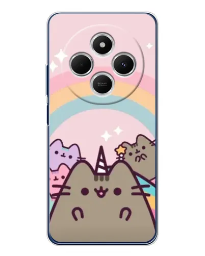 Чехол для TECNO Spark 30 с картинкой «Единорог Pusheen» Чехол для TECNO Spark 30 с картинкой «Единорог Pusheen»