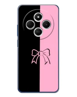 Чехол для TECNO Spark 30 с картинкой «Половинки банта» Чехол для TECNO Spark 30 с картинкой «Половинки банта»