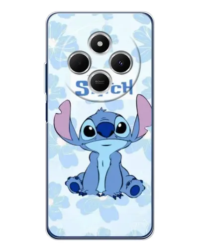 Чехол для TECNO Spark 30 с картинкой «Stitch среди цветов» Чехол для TECNO Spark 30 с картинкой «Stitch среди цветов»