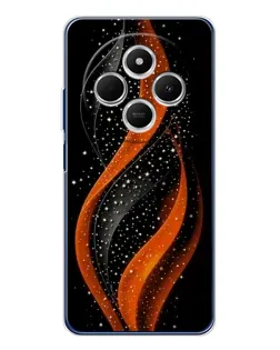 Чехол для TECNO Spark 30 с картинкой «Огненная звездная волна»