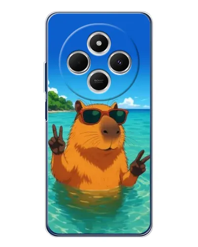 Чехол для TECNO Spark 30 с картинкой «Морская капибара» Чехол для TECNO Spark 30 с картинкой «Морская капибара»