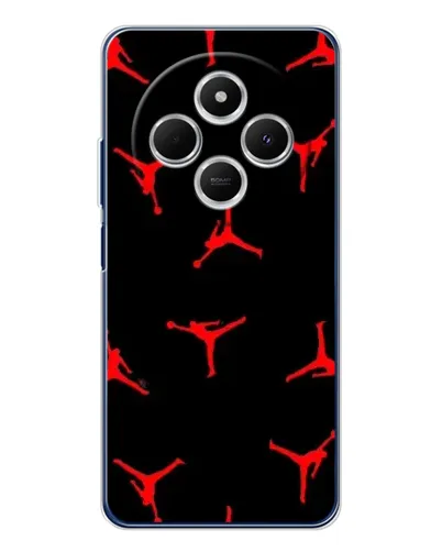 Чехол для TECNO Spark 30C с картинкой «Jordan Red Pattern» Чехол для TECNO Spark 30C с картинкой «Jordan Red Pattern»