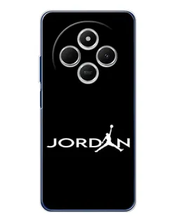 Чехол для TECNO Spark 30C с картинкой «Jordan White Logo»