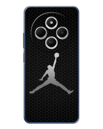 Чехол для TECNO Spark 30C с картинкой «Jordan Dark Carbon» Чехол для TECNO Spark 30C с картинкой «Jordan Dark Carbon»