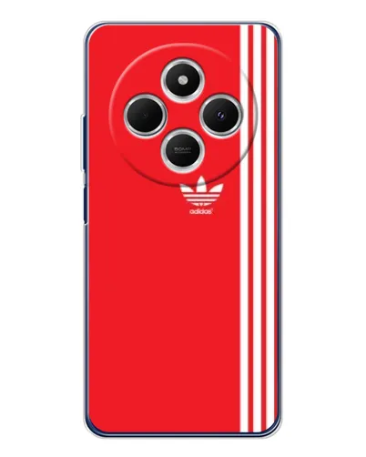 Чехол для TECNO Spark 30C с картинкой «Красный минимализм Adidas» Чехол для TECNO Spark 30C с картинкой «Красный минимализм Adidas»