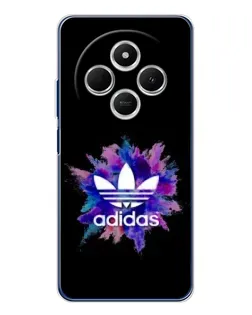 Чехол для TECNO Spark 30C с картинкой «Взрыв красок Adidas»