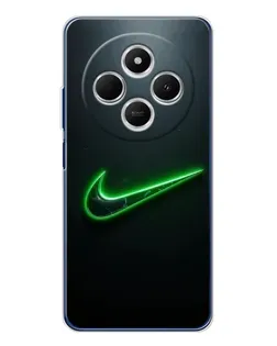 Чехол для TECNO Spark 30C с картинкой «Неоновый контур Nike» Чехол для TECNO Spark 30C с картинкой «Неоновый контур Nike»