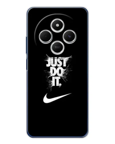 Чехол для TECNO Spark 30C с картинкой «Текстовый принт Nike»