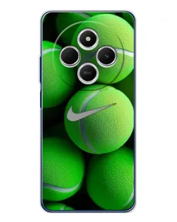 Чехол для TECNO Spark 30C с картинкой «Теннисные мячи Найк»