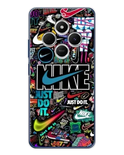 Чехол для TECNO Spark 30C с картинкой «Яркий коллаж Nike» Чехол для TECNO Spark 30C с картинкой «Яркий коллаж Nike»
