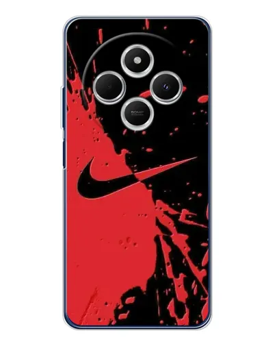 Чехол для TECNO Spark 30C с картинкой «Красные брызги Nike» Чехол для TECNO Spark 30C с картинкой «Красные брызги Nike»