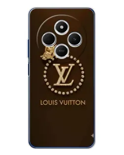 Чехол для TECNO Spark 30C с картинкой «LV — золотая печать»