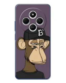 Чехол для TECNO Spark 30C с картинкой «Bored Ape в кепке»