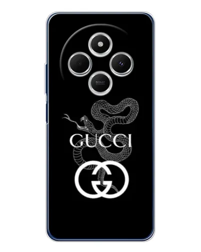 Чехол для TECNO Spark 30C с картинкой «Gucci — серебряная змея» Чехол для TECNO Spark 30C с картинкой «Gucci — серебряная змея»