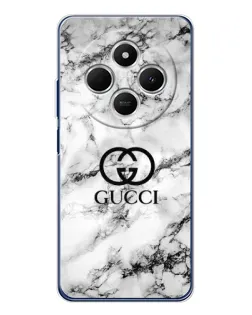 Чехол для TECNO Spark 30C с картинкой «Gucci — мраморный шик»