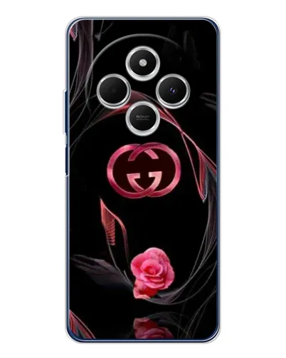 Чехол для TECNO Spark 30C с картинкой «Gucci — неоновая роза» Чехол для TECNO Spark 30C с картинкой «Gucci — неоновая роза»