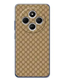 Чехол для TECNO Spark 30C с картинкой «Gucci — классический беж»