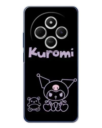 Чехол для TECNO Spark 30C с картинкой «Kuromi — черный минимализм» Чехол для TECNO Spark 30C с картинкой «Kuromi — черный минимализм»