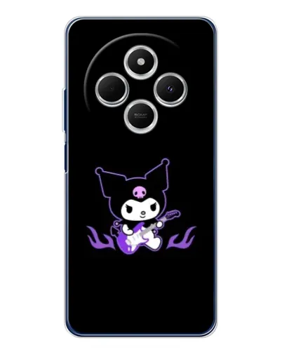 Чехол для TECNO Spark 30C с картинкой «Электрическая Kuromi» Чехол для TECNO Spark 30C с картинкой «Электрическая Kuromi»