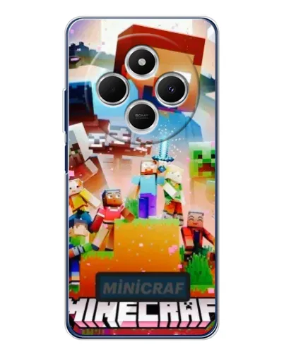 Чехол для TECNO Spark 30C с картинкой «Minecraft герои игры» Чехол для TECNO Spark 30C с картинкой «Minecraft герои игры»
