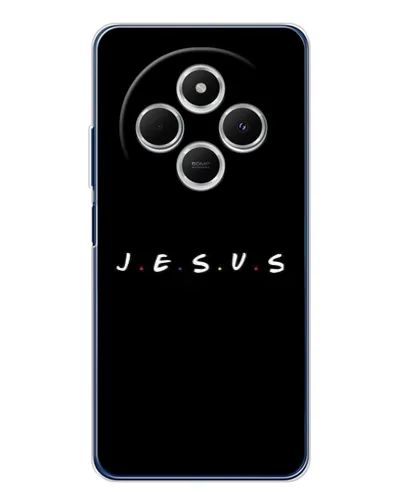 Чехол для TECNO Spark 30C с картинкой «Точки веры J.E.S.U.S.»