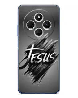 Чехол для TECNO Spark 30C с картинкой «Надпись Jesus Graffiti»