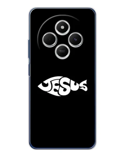 Чехол для TECNO Spark 30C с картинкой «Рыба Jesus» Чехол для TECNO Spark 30C с картинкой «Рыба Jesus»