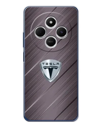 Чехол для TECNO Spark 30C с картинкой «Металлическая текстура Tesla» Чехол для TECNO Spark 30C с картинкой «Металлическая текстура Tesla»